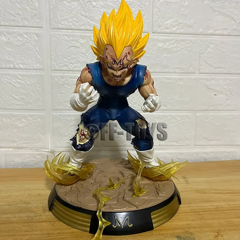 Anime Dragon Ball Z GK Vegeta Figure Majin Vegeta Figurine 28CM with Base PVC Statue Action Figures Collection Model Toys Gifts