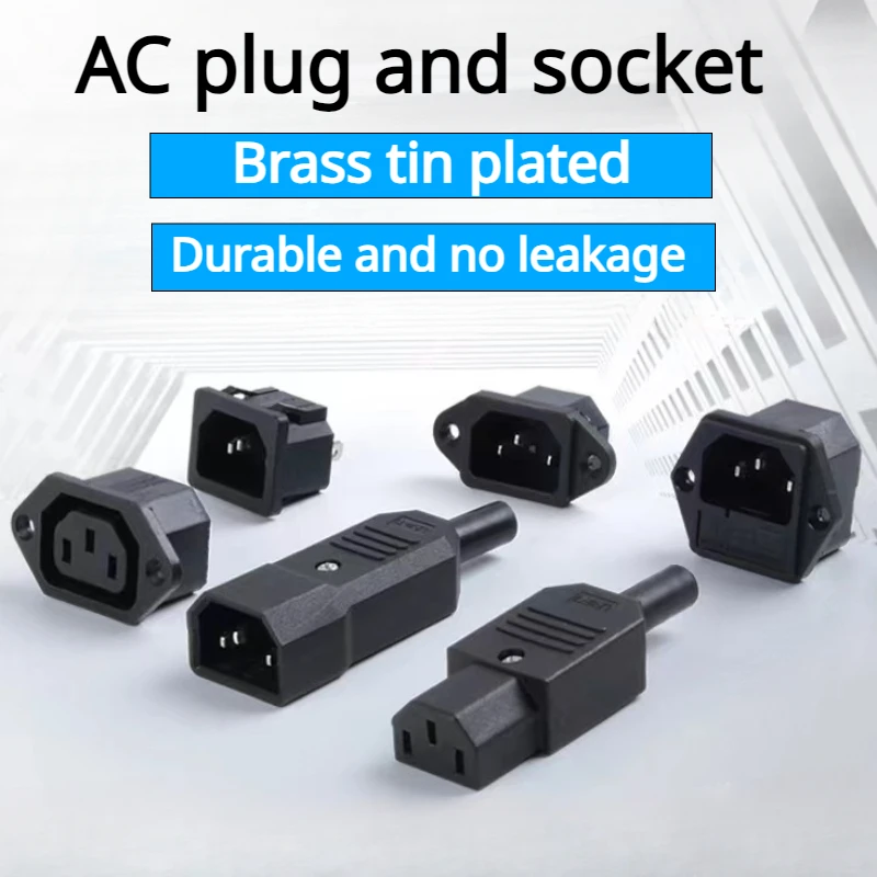 5Pcs Iec Straight C…