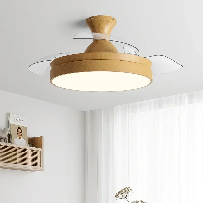 Nordic Fan Lamp Home Ceiling Fan Lamp For Living Room Simple Bedroom Restaurant Electric Fan Integrated Lamp Led