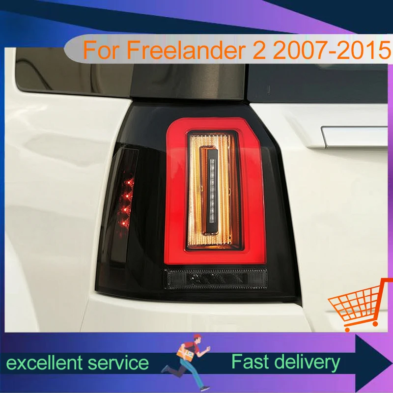 Taillights For Land Rover 2007-2015 Freelander 2 Tail Light DRL Modified Rear Lamp Car Accesorios Auto LED Bulbs Brake Automatic