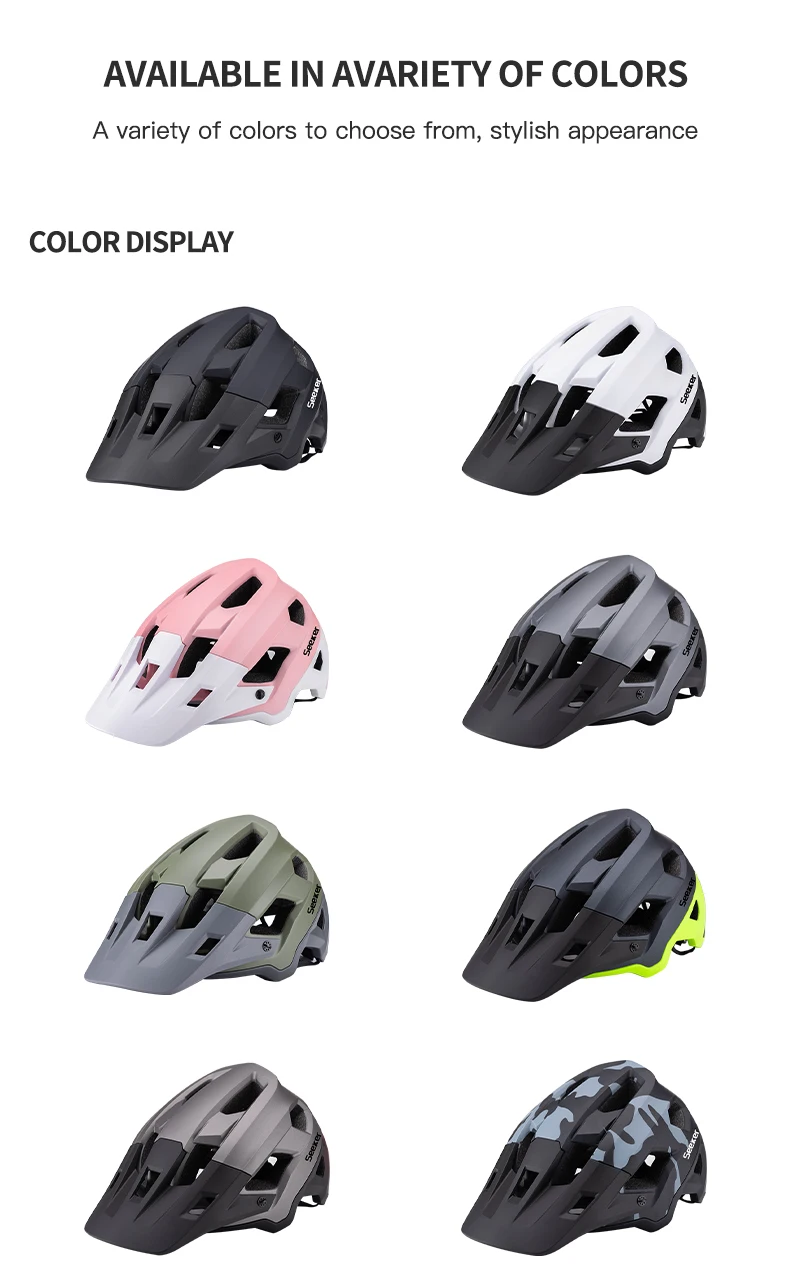 SEEKER Outdoor Downhill Mountainbike-Helm, einteiliger Mountainbike-Helm, ultraleicht, geeignet für Rennen und Touren. – Detail 13