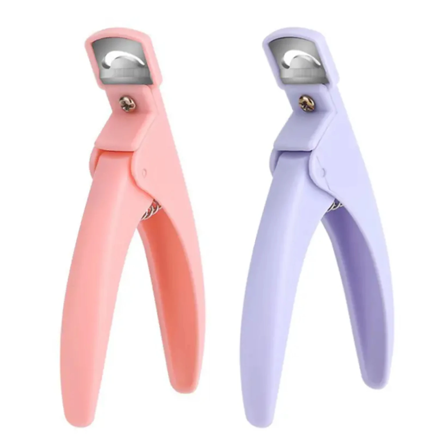 Professional U-shaped Nail Clippers - 1 Pcs, Precision Cut False Nail Knife