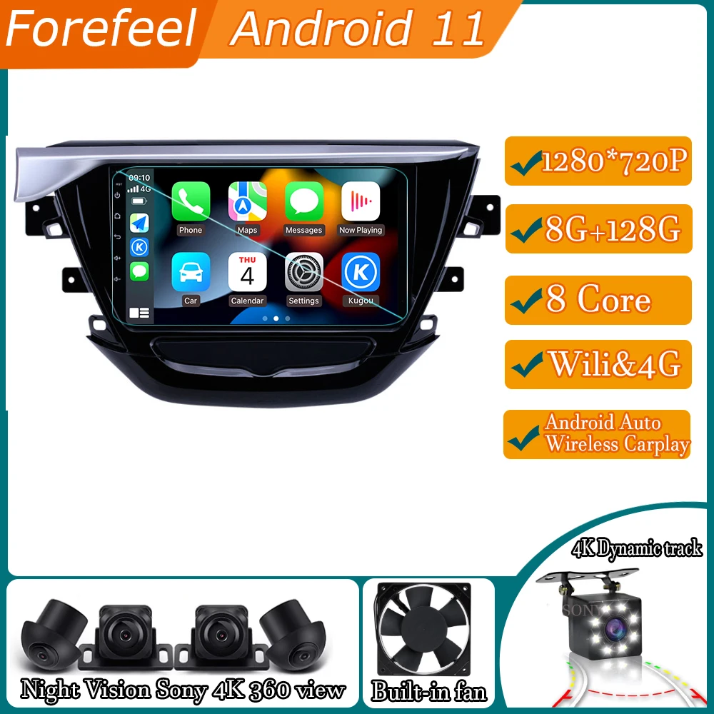 Android 12 For Buick Excelle 2018 - 2019 Multimedia Navigation GPS Video Autoradio Player Car Stereo Carplay Monitor Radio TV