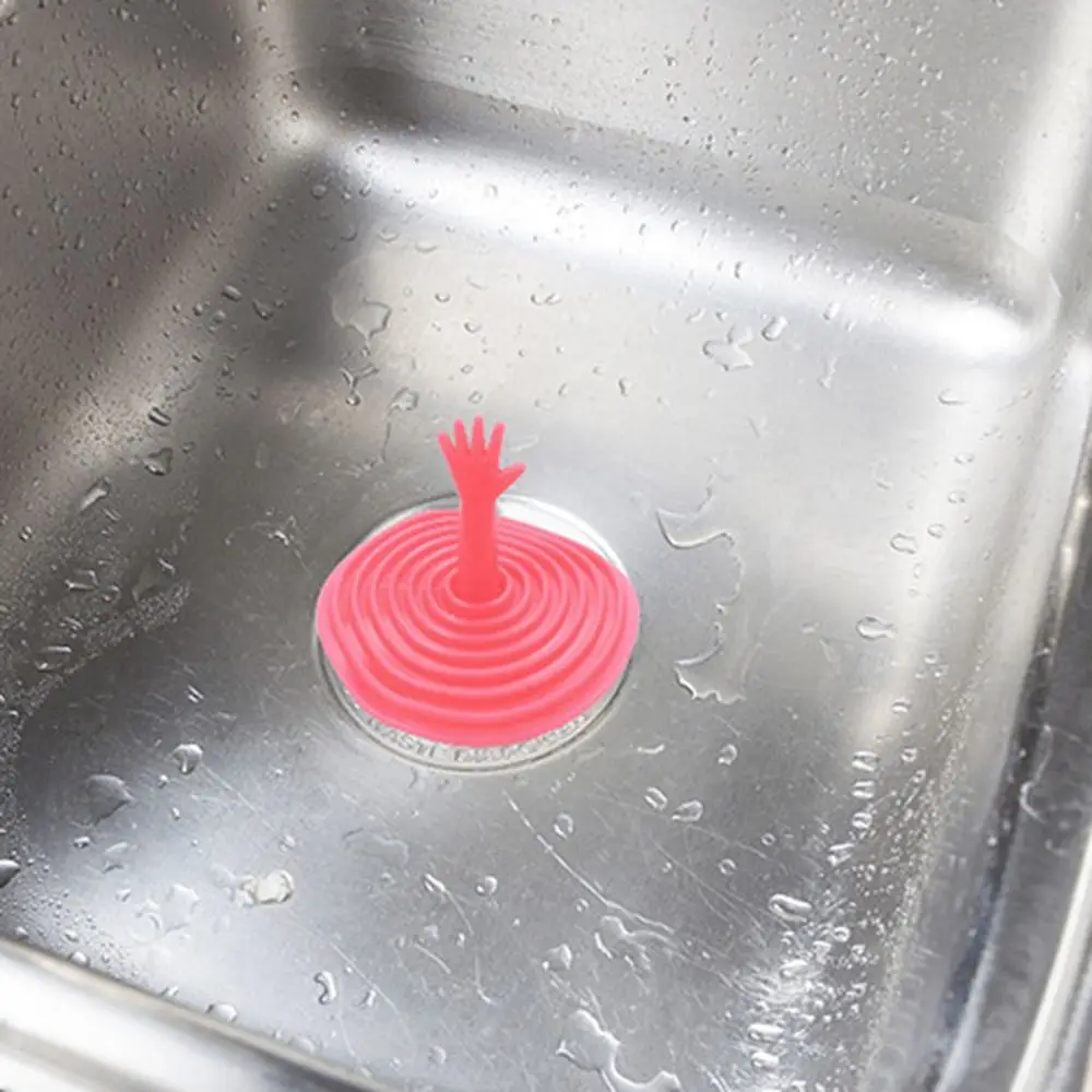 실용적인 실리콘 욕조 스토퍼, 범용 탈취 배수구 커버, 누수 방지 욕조 플랫 플러그, 욕실 스토퍼