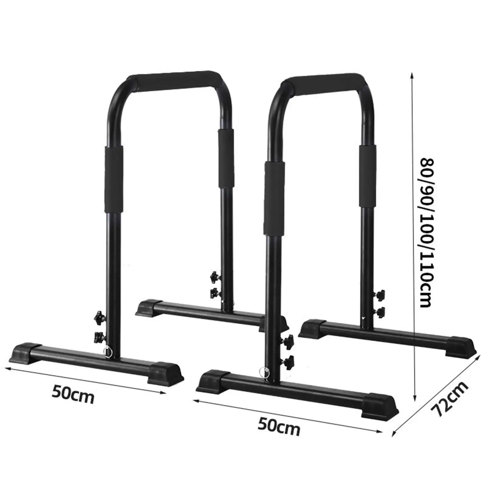 Dip Stand Station Gymnastics Bar Heavy Duty Dip Bar Parallel Bars Adjustable Height for Home Gym Calisthenics Exercise Fitness