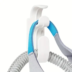 CPAP Hook Ventilator Pipe Hook Bracket Mask Head with Sticky Hook Wall Traceless Perforation-free Storage Rack