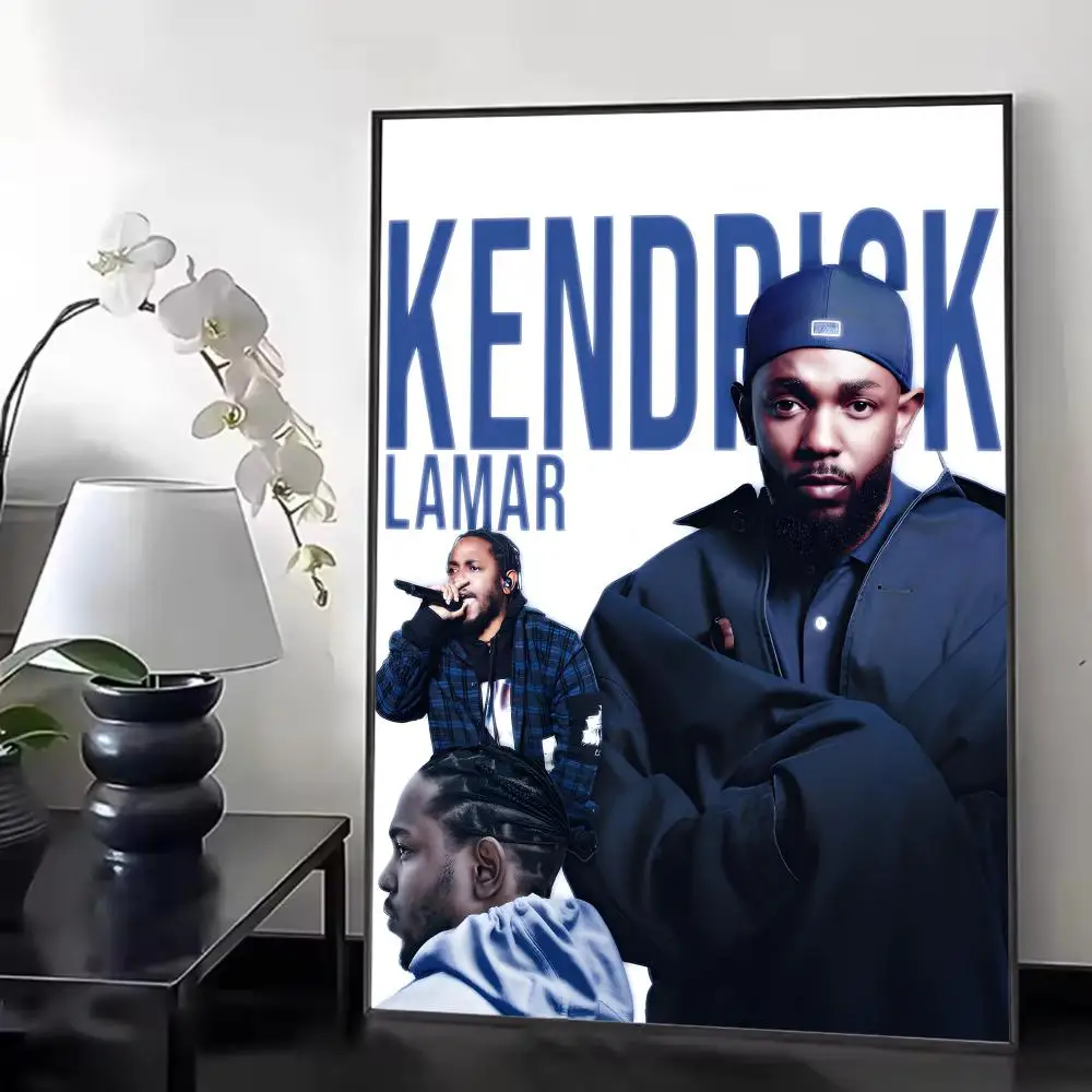 Rapper K-k.Dot Kendrick Lamar Poster Chic Aesthetic Self-Stick Wall Poster Bedroom & Dorm Room Decor