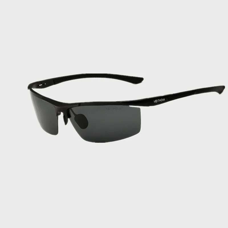 Xiaomi Mjia Kính Mát Nam Anti-UV400 Lái Xe Du Lịch Vuông Nhôm Hợp Kim Magiê Nửa Gọng Kính Phân Cực Đi Xe Đạp Kính 6588