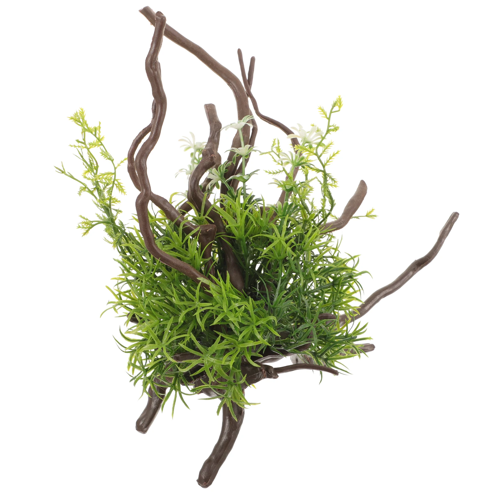 

Aquarium Plant Fish Tank Decorations Resin Fake Plants For Fish Tank Accessories Large Tree Twig Aquarium Landscape Ornament