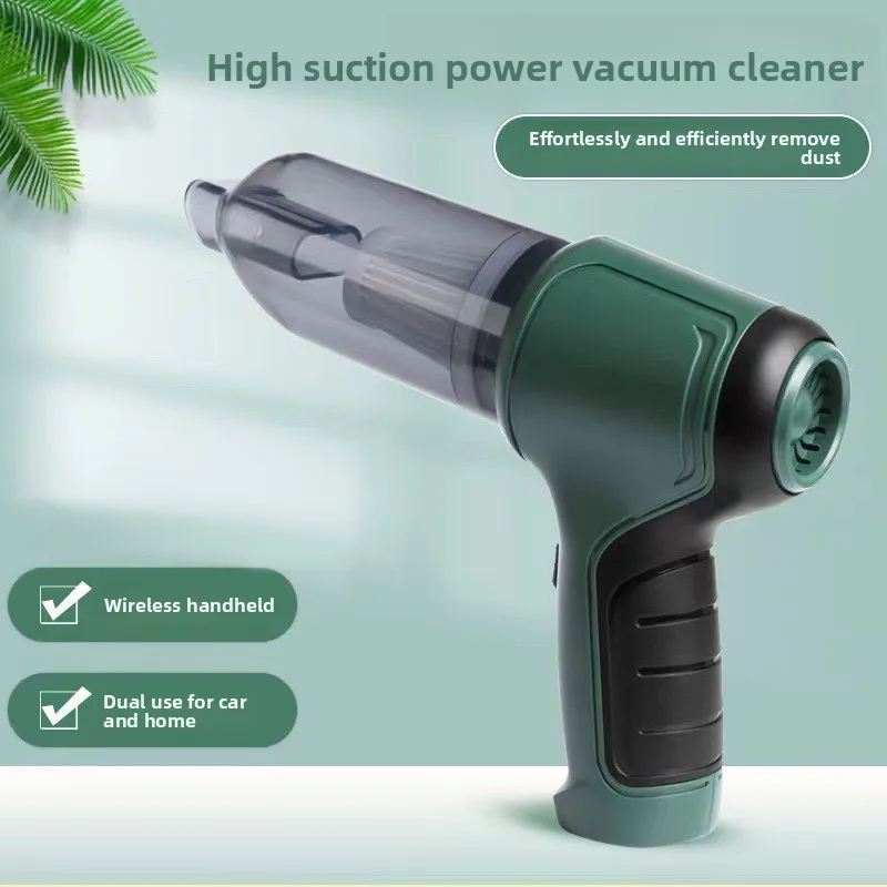 120W Car Vacuum Cleaner Handheld Wireless Strong Suction Power Multifunctional Auto Dust Blower