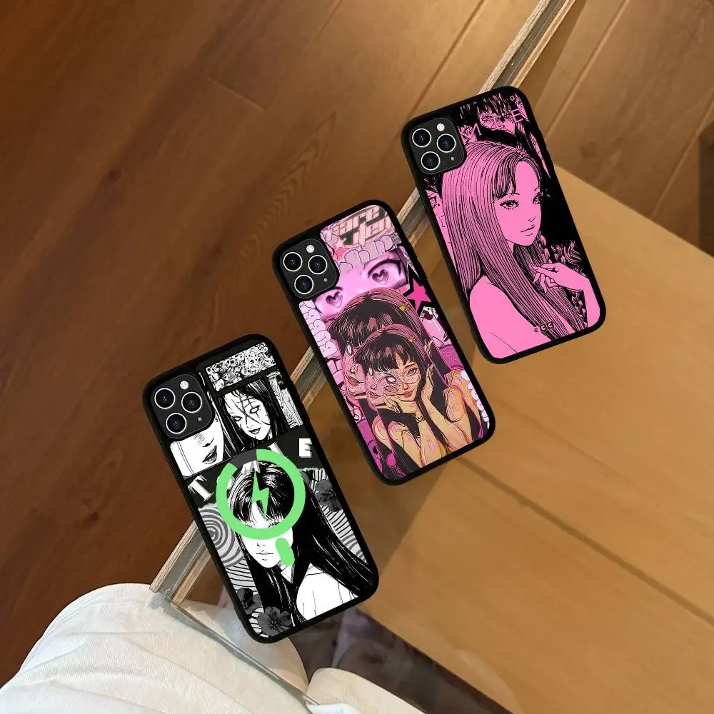 

Popular Horror Manga T-Tomie K-Kawakami For Magesafe Magnetic Wireless Phone Case For IPhone 17 Pro Max Air 13 12