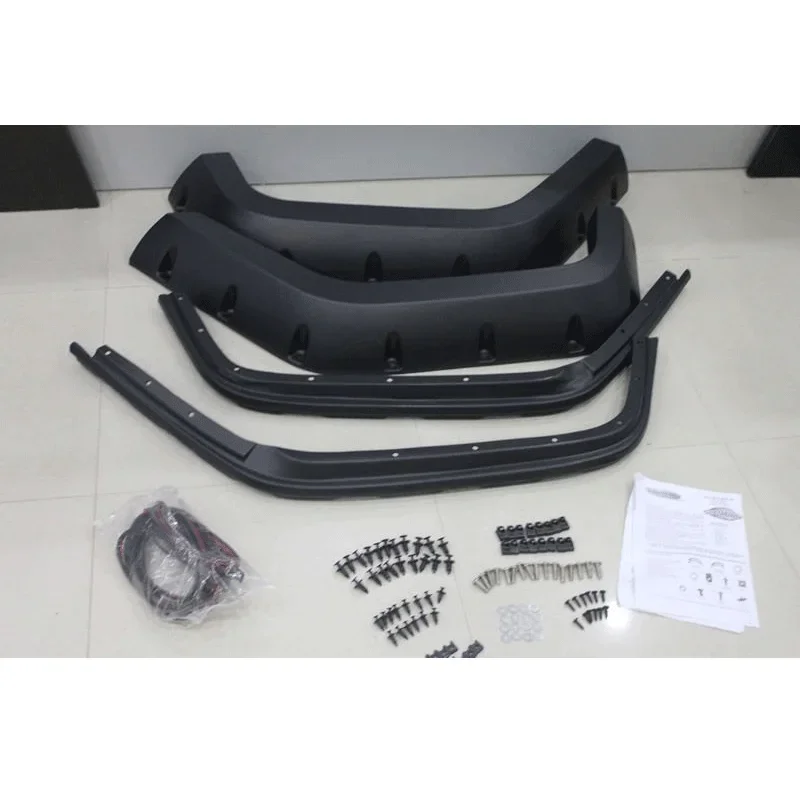 

ABS Fender Trim with Light for Jeep Wrangler JK 07+accessories Mud Guard for Jeep Wheel Eyebrow