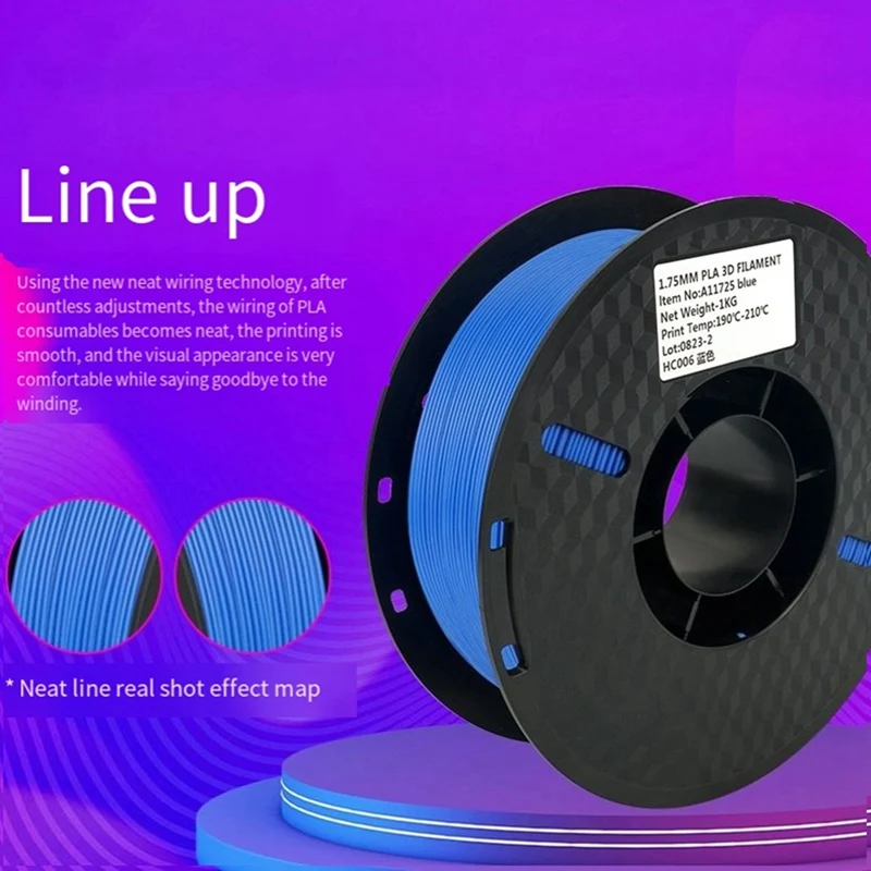 Принадлежности для 3D-печати Товары для PLA 1,75 мм/1 кг Нить для 3D-принтера Катушка 1 кг Запасные части для 3D-принтера Красный