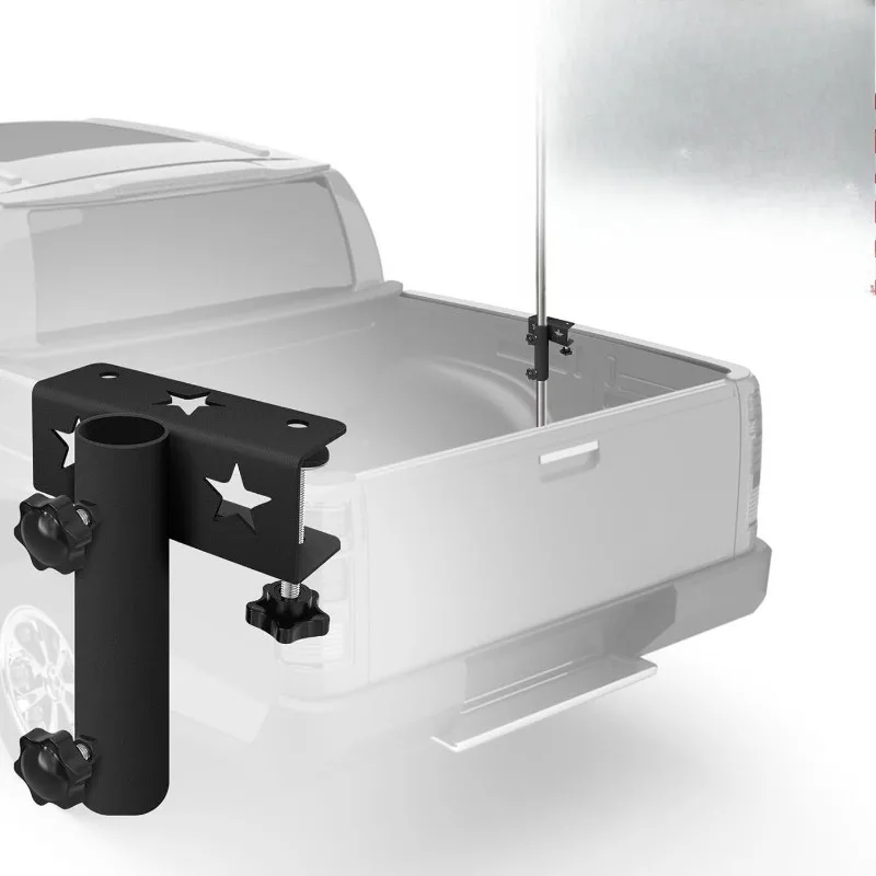 

Non-drilling side flagpole bracket is suitable for truck pickup heavy duty flagpole bracket is suitable for 3.6cm.