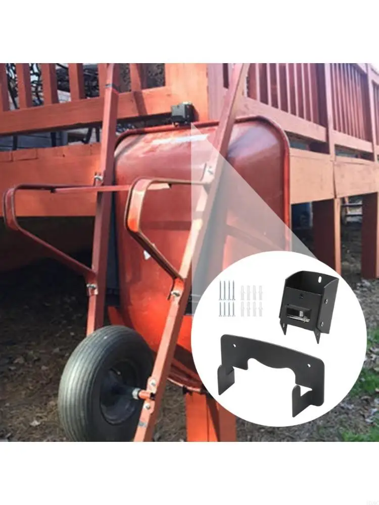 

Industrial Hand Truck Bracket Wall Hanger Support Bracket for Warehouse Use HX6C