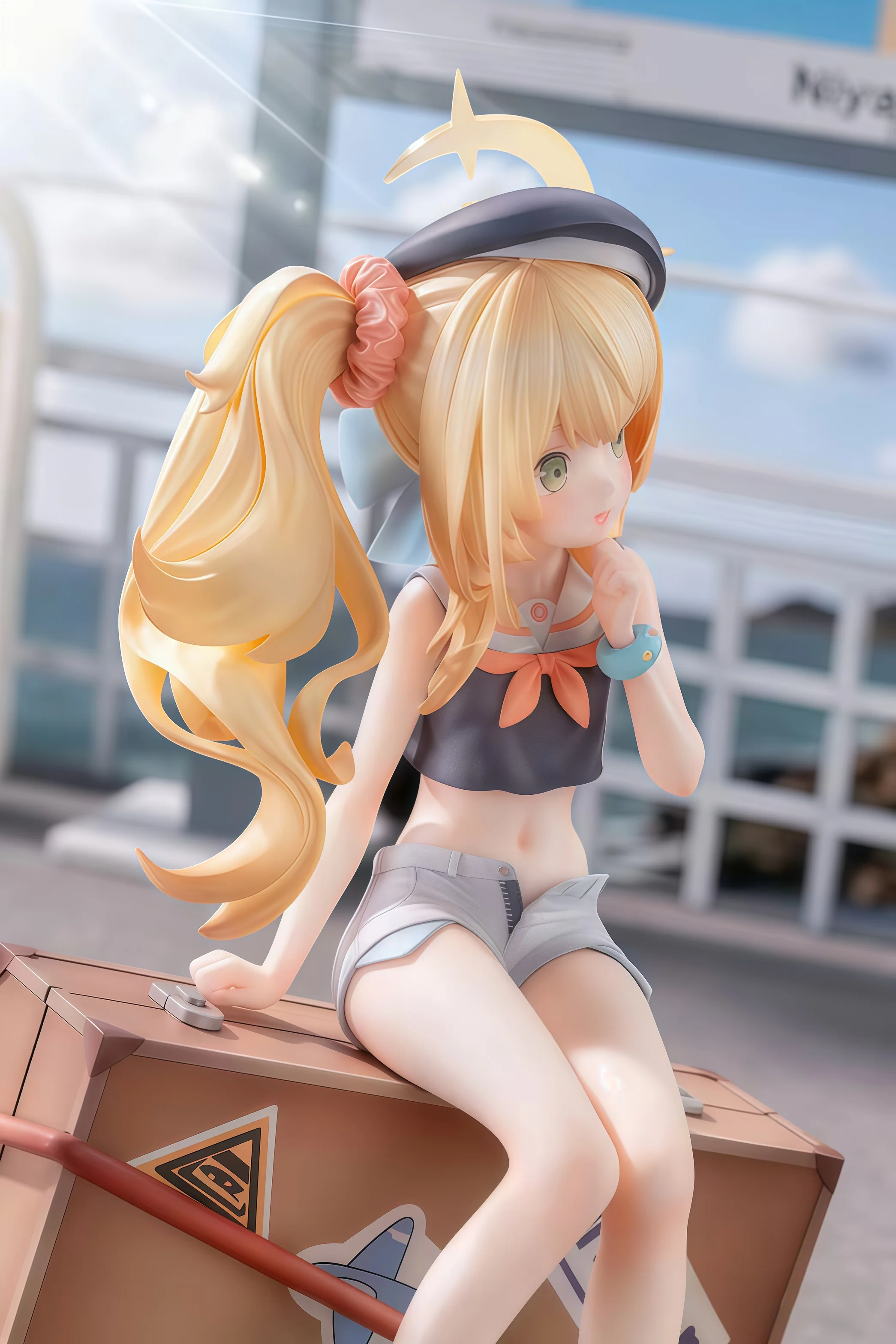 16 سنتيمتر الأزرق الأرشيف البروفيسور متعجرف أنيمي فتاة الشكل Ichinose Asuna/Plana/Niyaniya Kyouju/Asuma Toki عمل نموذج لجسم ألعاب الدمى #5