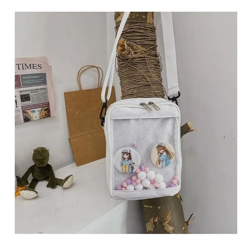 New Arrival Mini Itabag Transparent PVC Crossbody Shoulder Bag Japanese Anime Cosplay Lolita Ita Bag With Clear Window Handbag