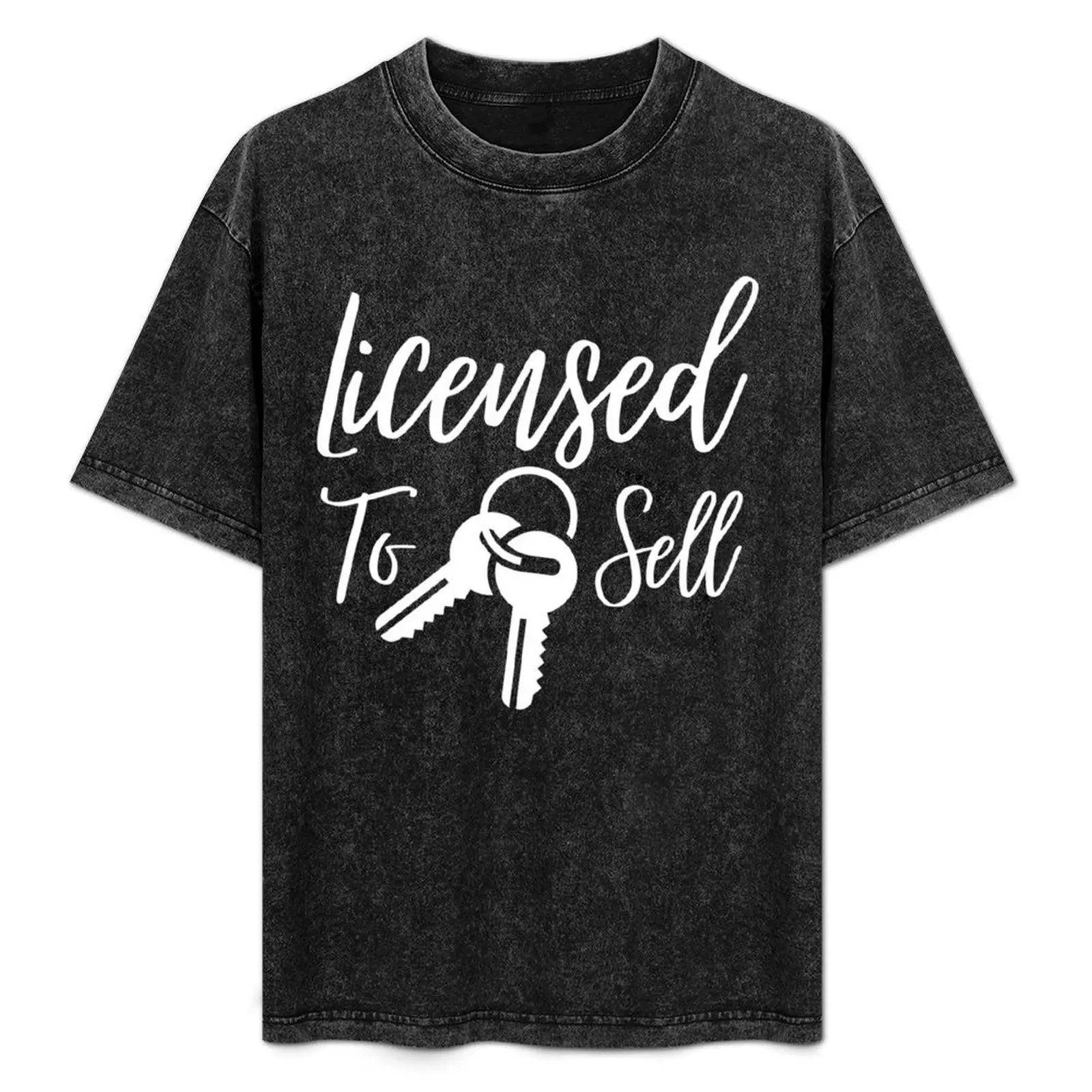 

Real Estate Agent Realtor Licensed To Sell T-Shirt Casual Graphic Print Tee