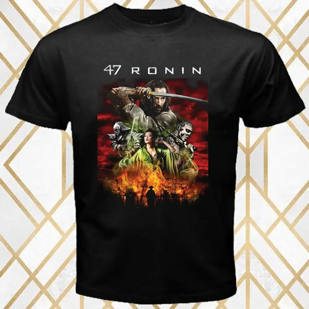 

47 Ronin Samurai фильм Мужская Черная Футболка размер S 3XL