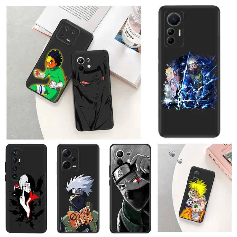 Anti-Drop Soft Phone Case For Xiaomi 12T 12X 13Lite Redmi Note 12 4G 5G 12s 13 Pro 12c 13c N-Narutos Uchihas Itachis Cover