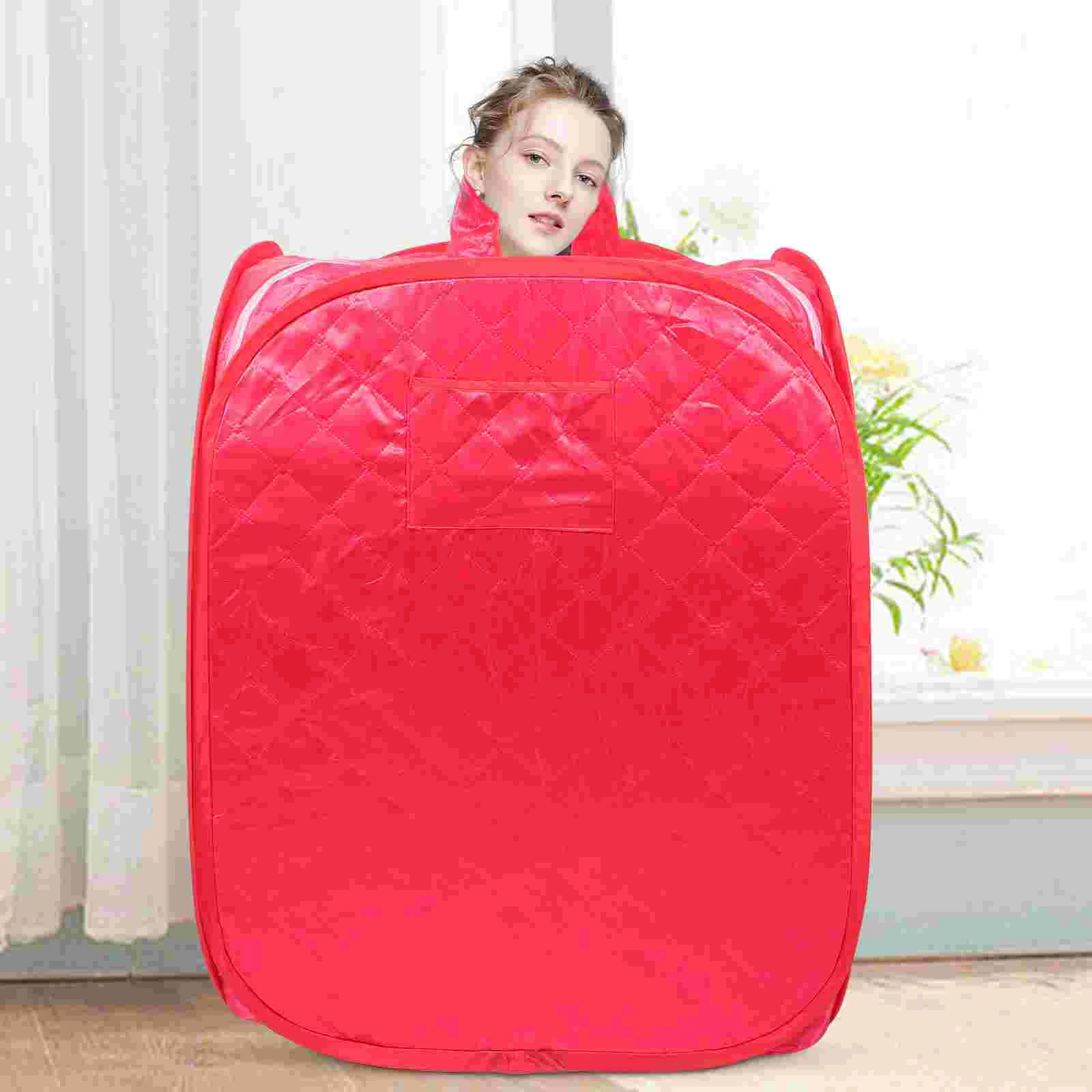 Tente de sauna pliante pour la maison, spa personnel réutilisable, gril simple en satin pliable, matériau portable de qualité supérieure