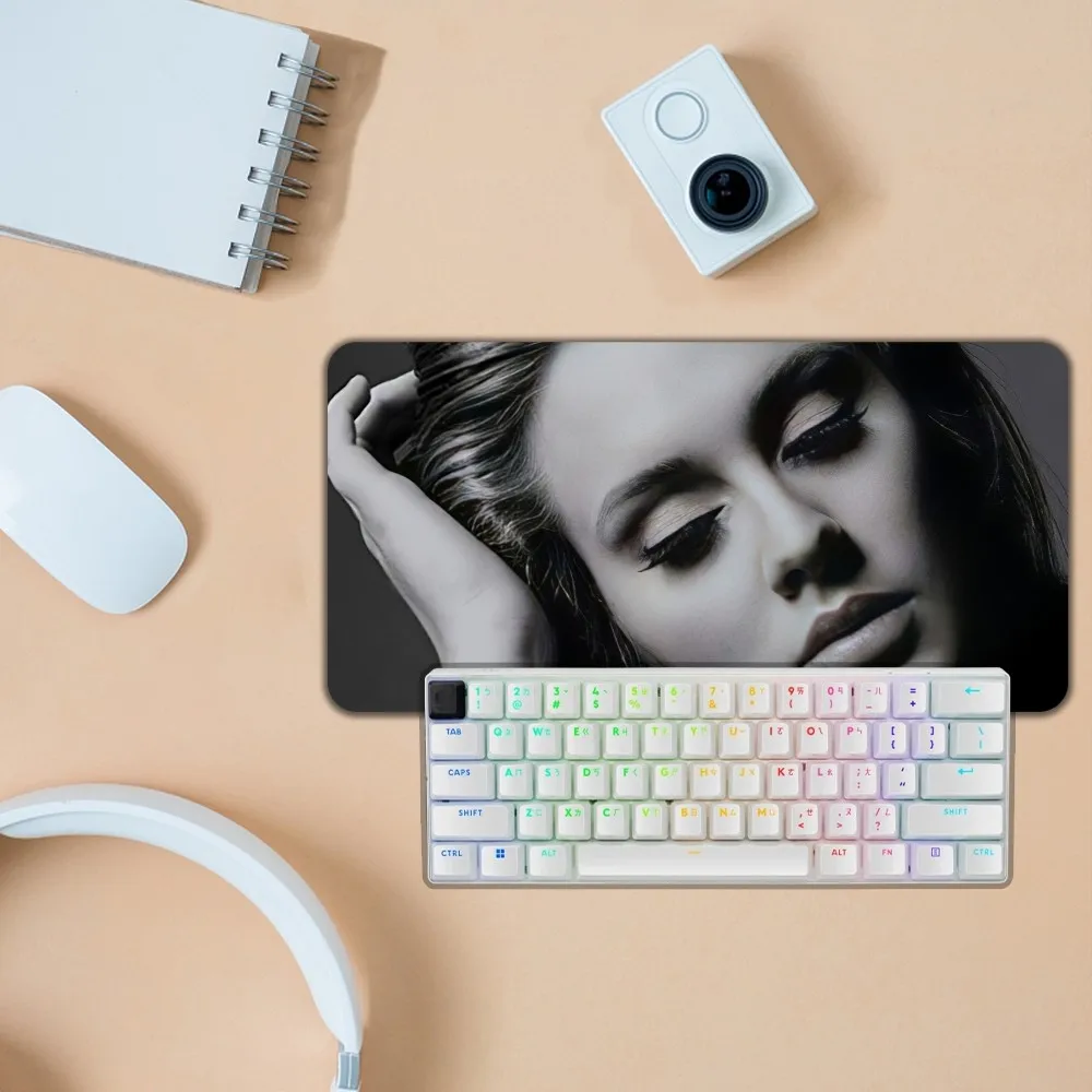 Singer Adele  Adkins Mouse Pad Non-slip Lockedge Office Student Gaming Thickened Large Writing Pad Cushion