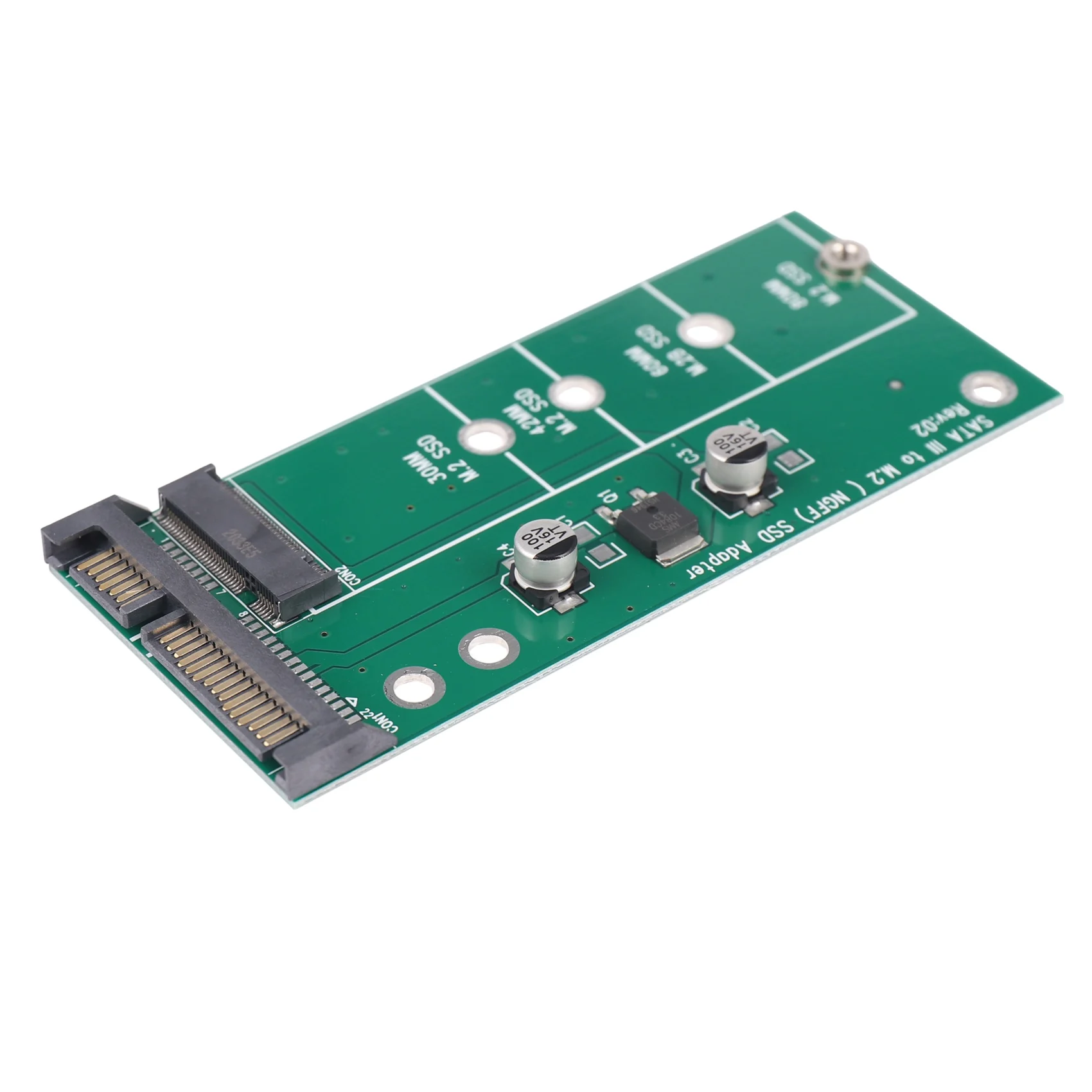 ABIK-Ngff ( M2 ) Ssd To 2.5 Inch Sata Adapter M.2 Ngff Ssd To Sata3 Convert Card For 30/42/60/80Mm M.2 Ssd Hard Drive