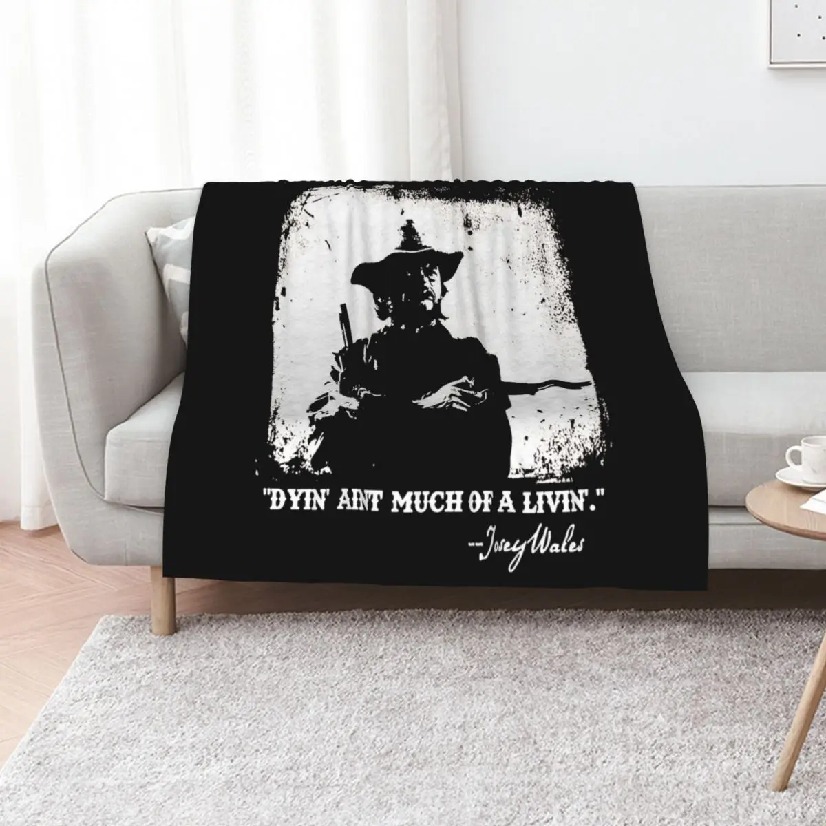 Плед-рубашка The Outlaw Josey Wales, портативное легкое одеяло для путешествий и кемпинга