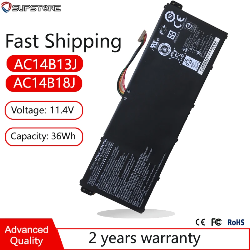 AC14B18J AC14B13J Battery For Acer Aspire ES1-732,532G,311,512,523,524,531,533,571,ES1-331,520,731G,CB3-111,V3-111,B115-M,NE512