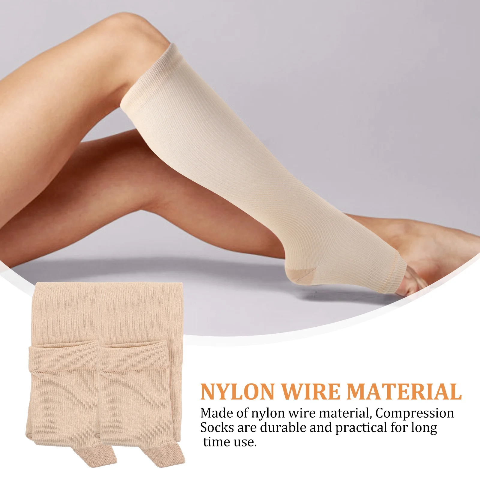 2 أزواج الجاكار الرياضة العجل جوارب ضغط التخسيس مطاطا العجل الأكمام لتخفيف تعب الساق جوارب تنفس