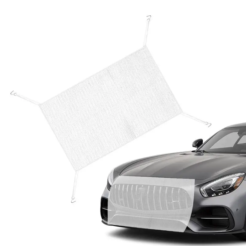 Car Grille Protection Net Dustproof Car Engine Hood Net Car Exterior Accessories For Sedans SUVs MPVs Minivans Protects From