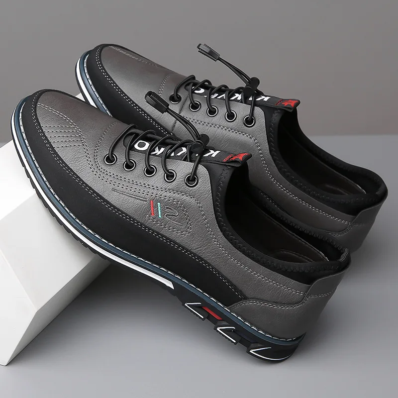 Men Dress Shoes Comfort Business Casual Oxford Shoes Fashion Dress Sneakers Office Working Walking Premium Leather Derby Shoe