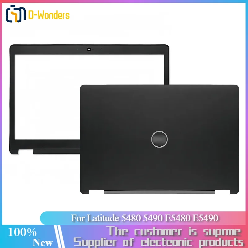 New For Dell Latitude 5480 5490 E5480 E5490 LCD Back Cover Top Case/LCD Front Bezel 0TCD99 09R00F