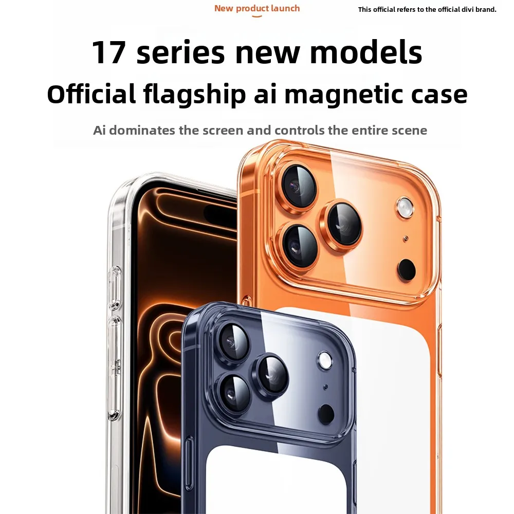 DIVI Magnetic Case for iPhone 17 Pro Max Case Shockproof Cover for iPhone 17 Pro Max Plus 17pro Macsafe PC Cases 1PC - náhled 2