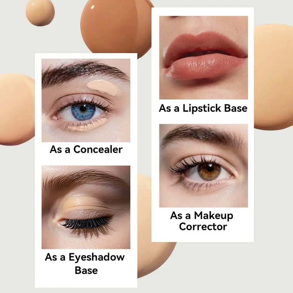 New Waterproof Liquid Foundation Oil-Control Matte Face Foundation Cream Full Coverage Creamy Texture Foundation Concealer Cream