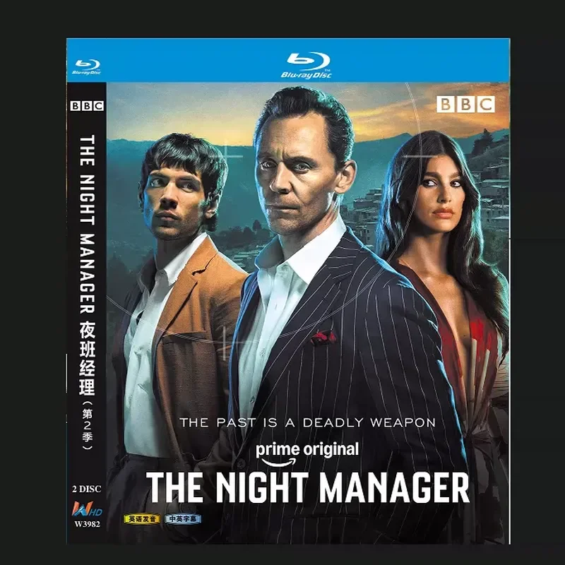 Blu-ray BD Disc High Definition American Drama BBC Night Manager Season 2 2 Discs English and Chinese Subtitles