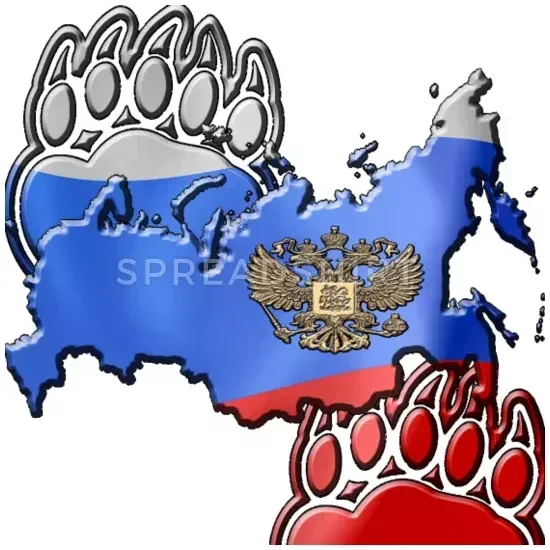 

Russia Stylish Bear's Paw Country Colors Map Soviet CCCP Patriotism T-Shirt 100% Cotton O-Neck Short Sleeve Casual Mens T-shirt