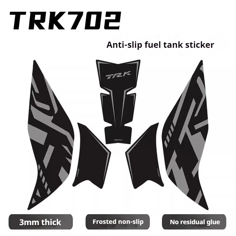 For Benali TRK702X fuel tank sticker anti-skid sticker fish bone  protection scratch-proof  decal modification moto accessories