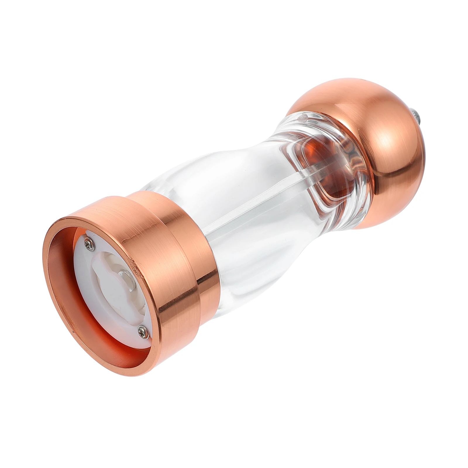 

Pepper Grinder Acrylic Manual Kitchen Golden Crusher Bottles Easy Cleaning Portable Efficient Practical