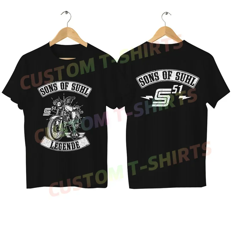 

Men Sons of Suhl S51 T Shirt Casual GDR Simson IFA VEB Ossi Cult Eastern Gia 2-stroke Gun Smith T-shirt Streetwear S-3XL