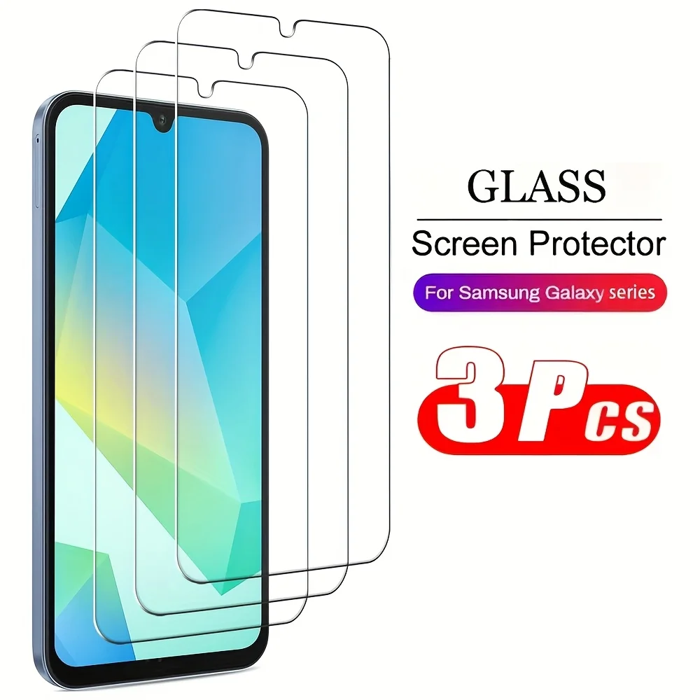 3Pcs Tempered Glass…