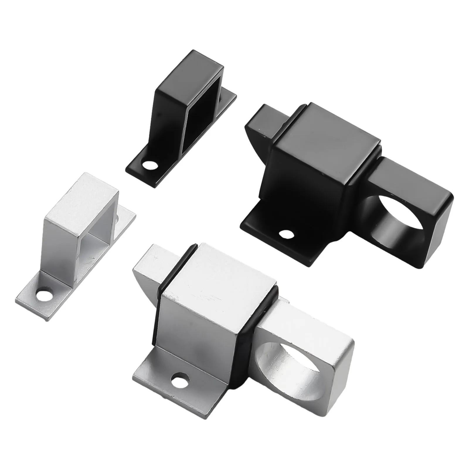 

Automatic Door Bolt Latch Aluminum Alloy Home Window Gate Security Pull Ring Automatic SASH Door Bolt Automatic Latch Lock