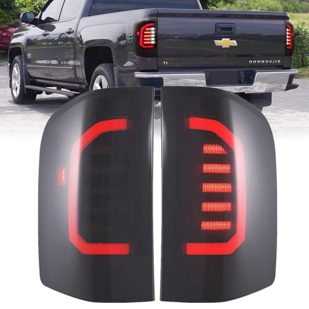 Led Rear Lights For Chevrolet Silverado Tail Light Assembly For GMC Sierra 3500 Dually Chevy Silverado 1500 2500HD 3500HD 07-14