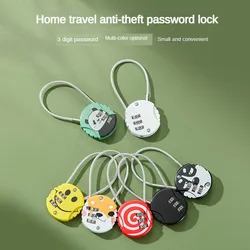 Creative Helmet Combination Lock Combination Padlock, Luggage Bag Lock, Gym Cabinet Mini Small Password Wire Lock