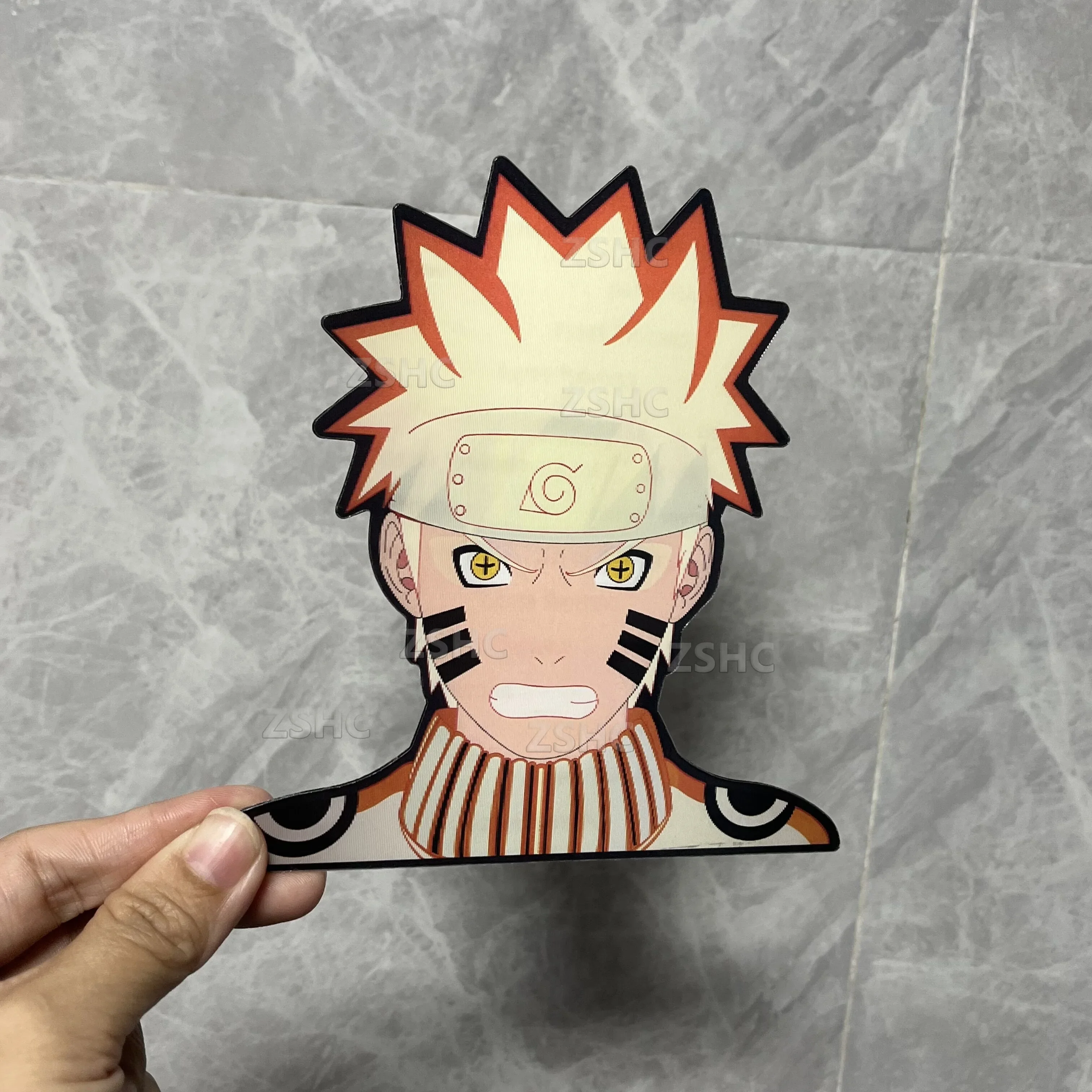 Anime NARUTO Uzumaki Motion Laptop Sticker Waterproof Decals for Cars,Suitcase, Refrigerator, Etc.christmas Gift Toys Wall Decor