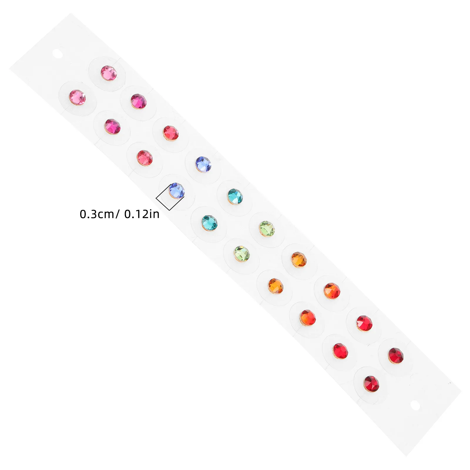 1Sheet Ear Acupoint Massage Patches Transparent Disposable Auricular Acupuncture Stickers Portable Ear Pressure Stimulation