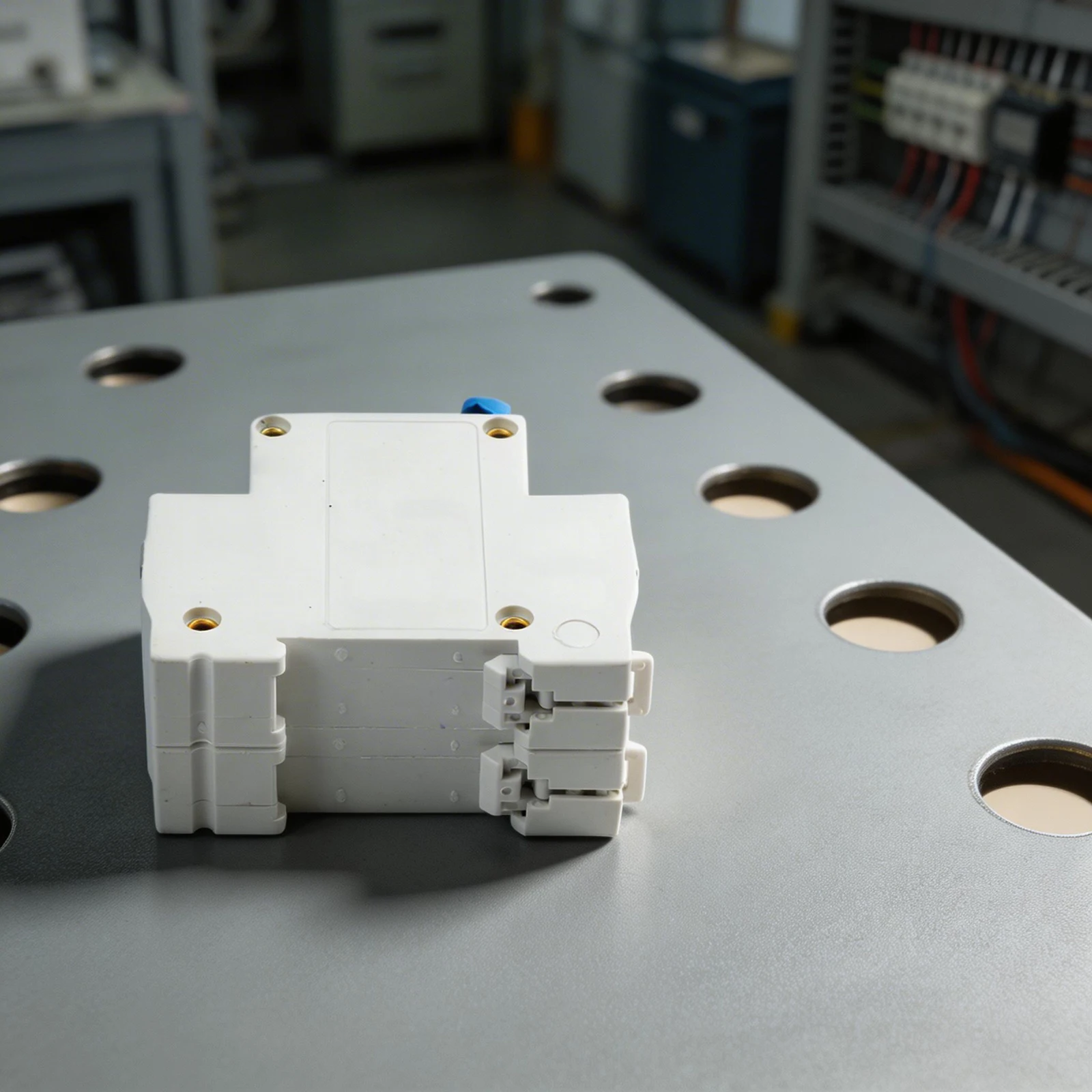35mm DIN rail mount miniature circuit breaker for low voltage protection in solar wind systems with fast disconnection feature