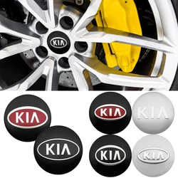 Emblema de rueda de coche para Kia Rio Ceed Sportage 3, 5, K2, K3, K5, Sorento Soul, accesorios, 4 piezas, 56/65mm