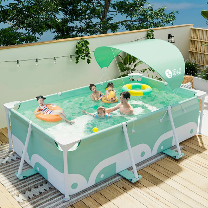 야외 대형 프레임 수영장: 어린이 물놀이, 집/마당 이동식 무팽창식