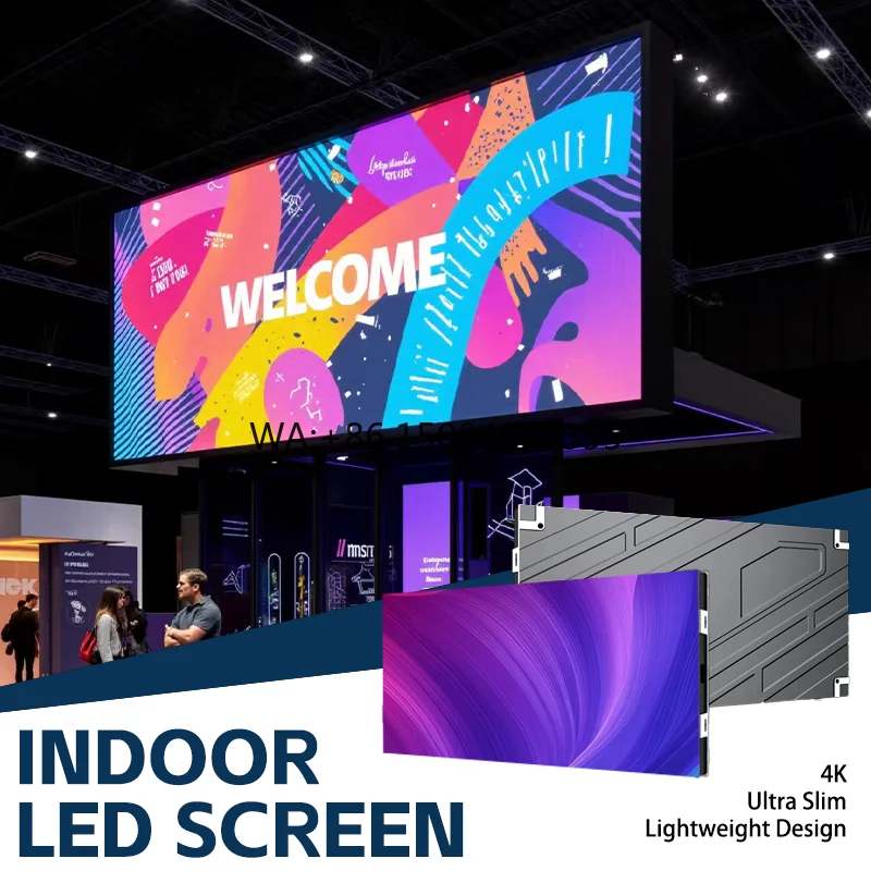 

4K HD Fine Pitch P1.25-P2.5 Indoor LED Module Full Color Advertising Video Wall Panel